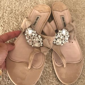 Authentic Miu Miu sandal